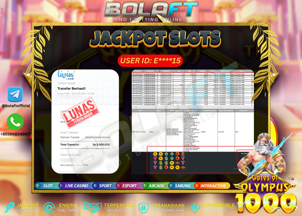 BOLAFT JACKPOT GAME SLOT