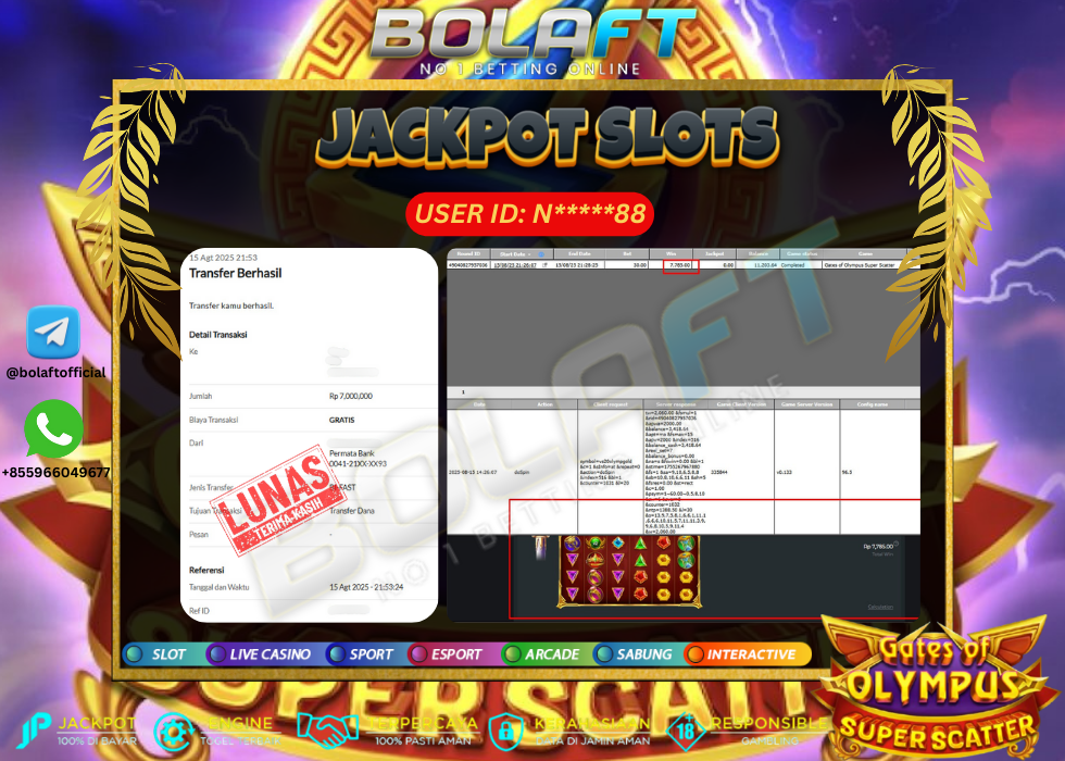 BOLAFT JACKPOT GAME SLOT