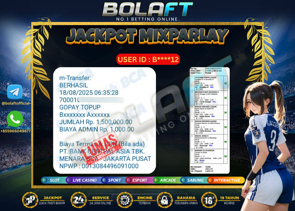 BOLAFT JACKPOT MIXPARLAY