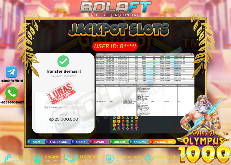 BOLAFT JACKPOT GAME SLOT