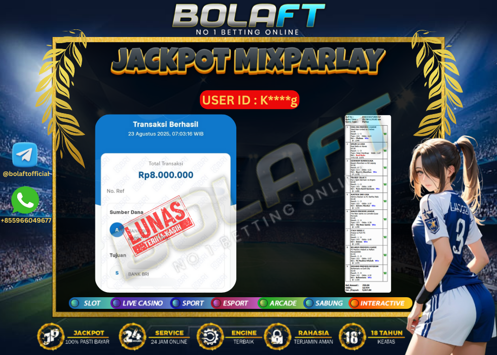 BOLAFT JACKPOT MIXPARLAY