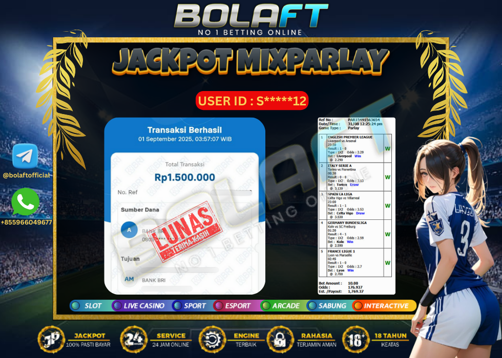 BOLAFT JACKPOT MIXPARLAY