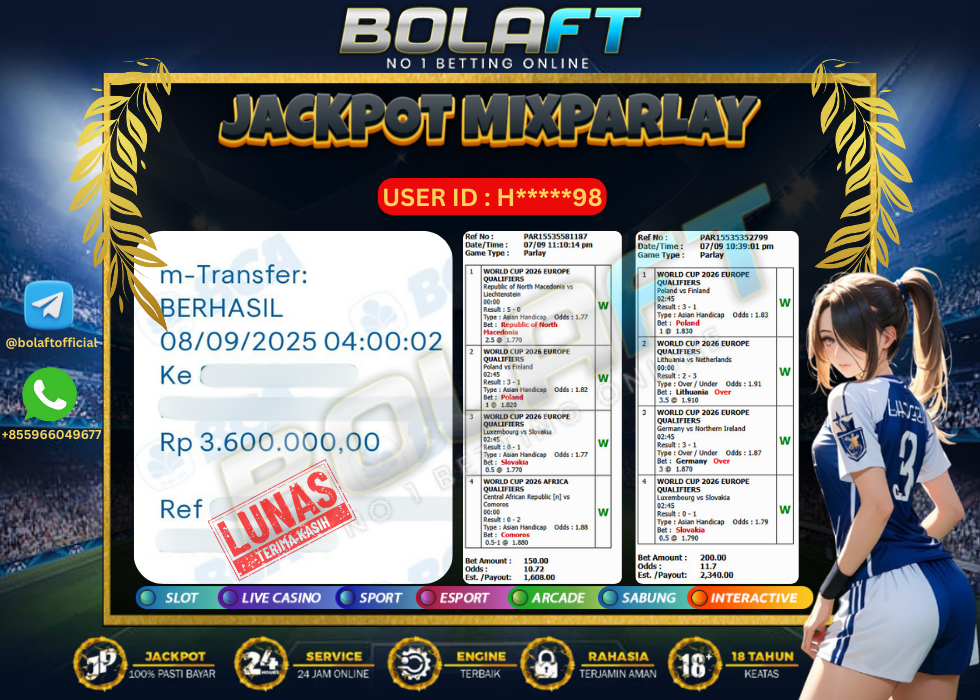 BOLAFT JACKPOT MIXPARLAY