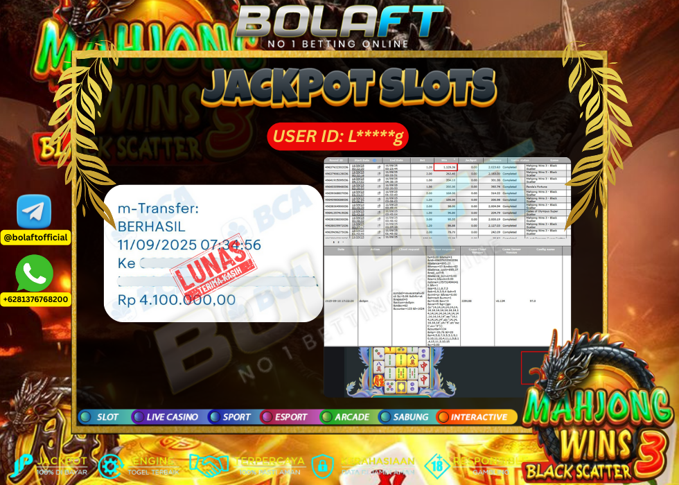 BOLAFT JACKPOT GAME SLOT