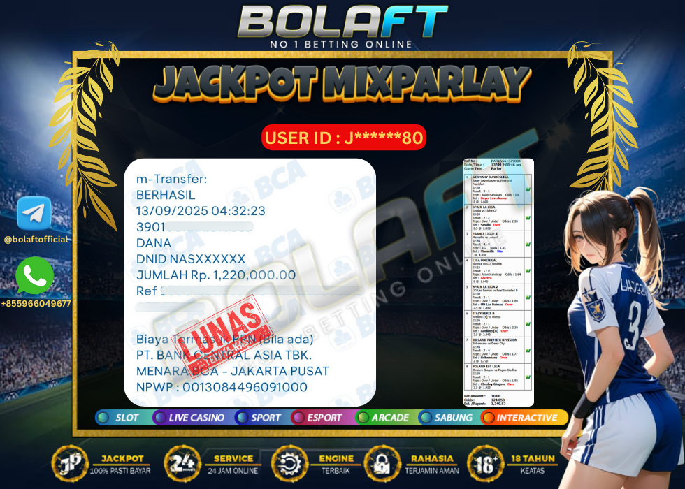 BOLAFT JACKPOT MIXPARLAY