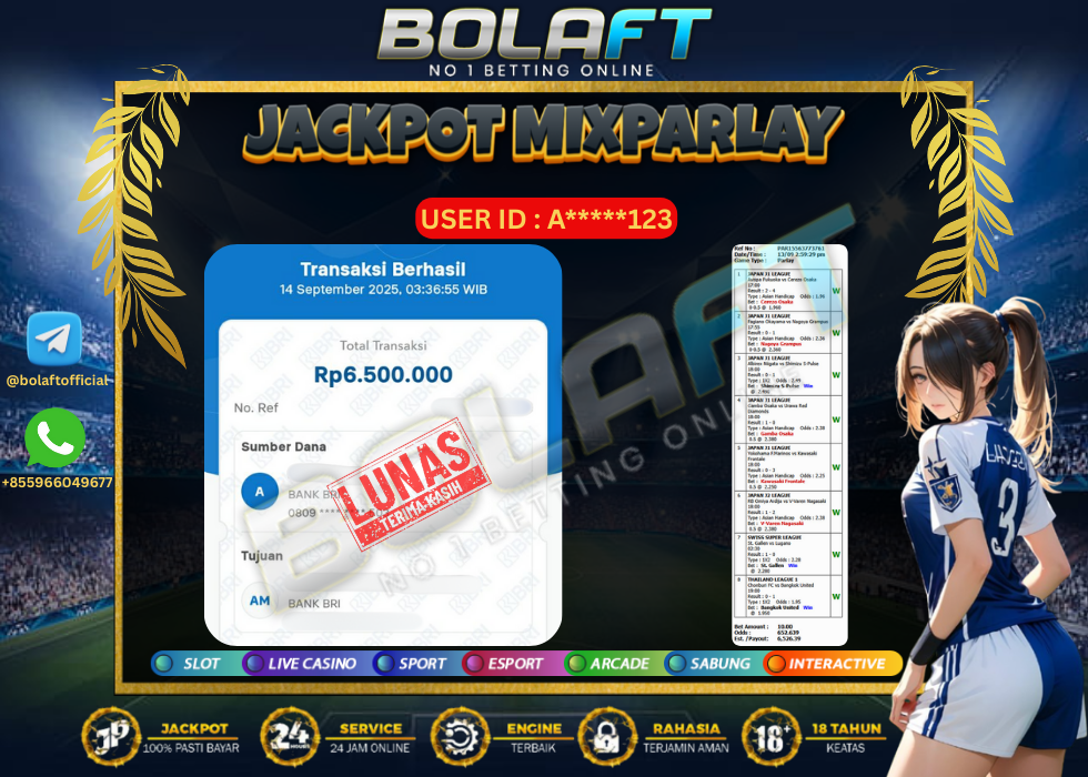 BOLAFT JACKPOT MIXPARLAY