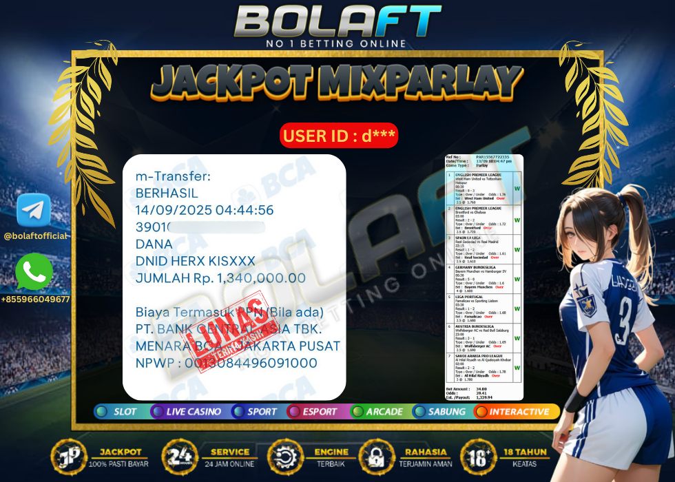 BOLAFT JACKPOT MIXPARLAY