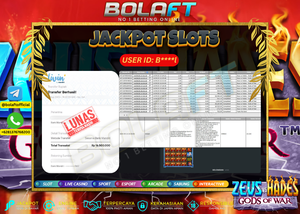 BOLAFT JACKPOT GAME SLOT