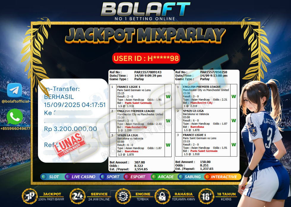BOLAFT JACKPOT MIXPARLAY