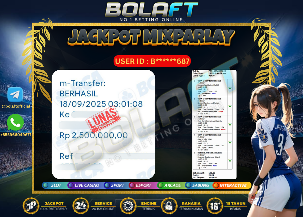 BOLAFT JACKPOT MIXPARLAY