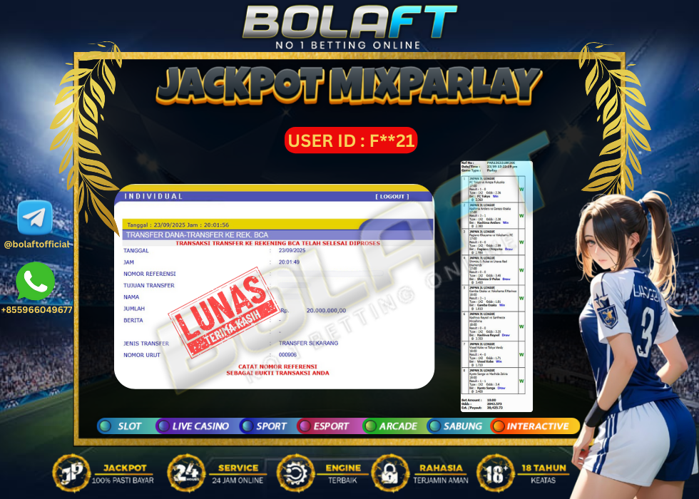 BOLAFT JACKPOT MIXPARLAY