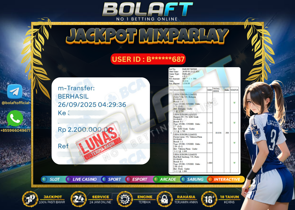 BOLAFT JACKPOT MIXPARLAY