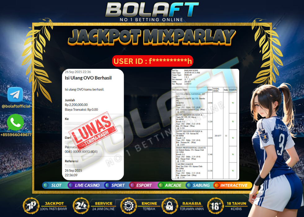 BOLAFT JACKPOT MIXPARLAY