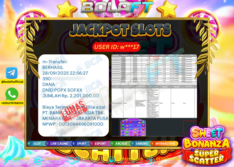 BOLAFT JACKPOT GAME SLOT