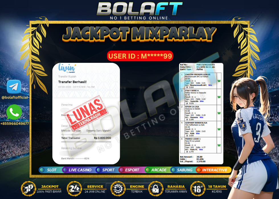 BOLAFT JACKPOT MIXPARLAY