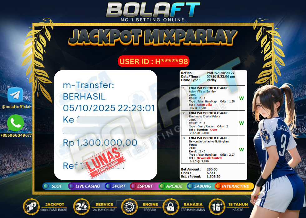 BOLAFT JACKPOT MIXPARLAY