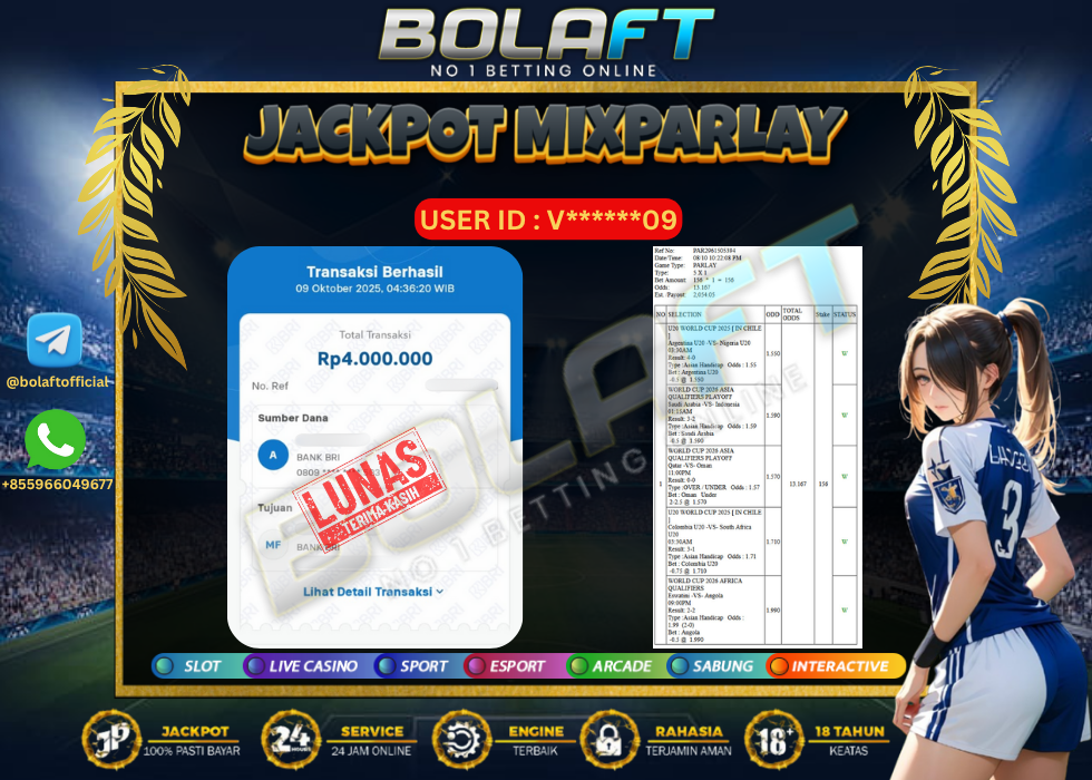 BOLAFT JACKPOT MIXPARLAY