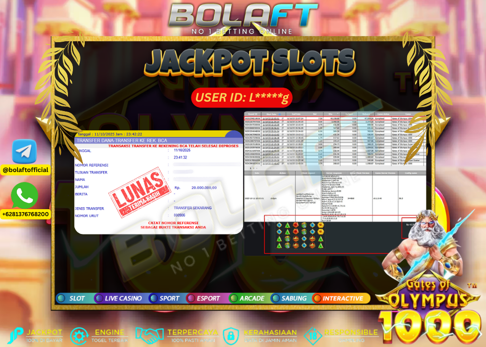BOLAFT JACKPOT GAME SLOT