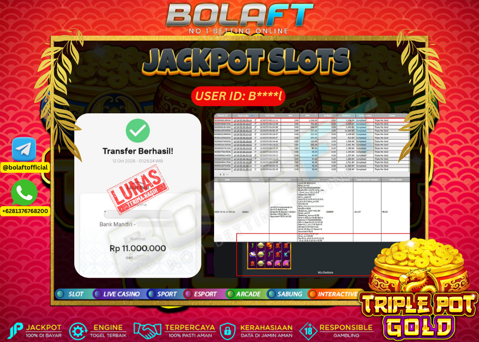 BOLAFT JACKPOT GAME SLOT