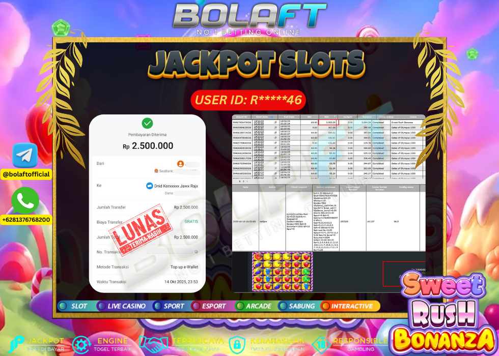 BOLAFT JACKPOT GAME SLOT