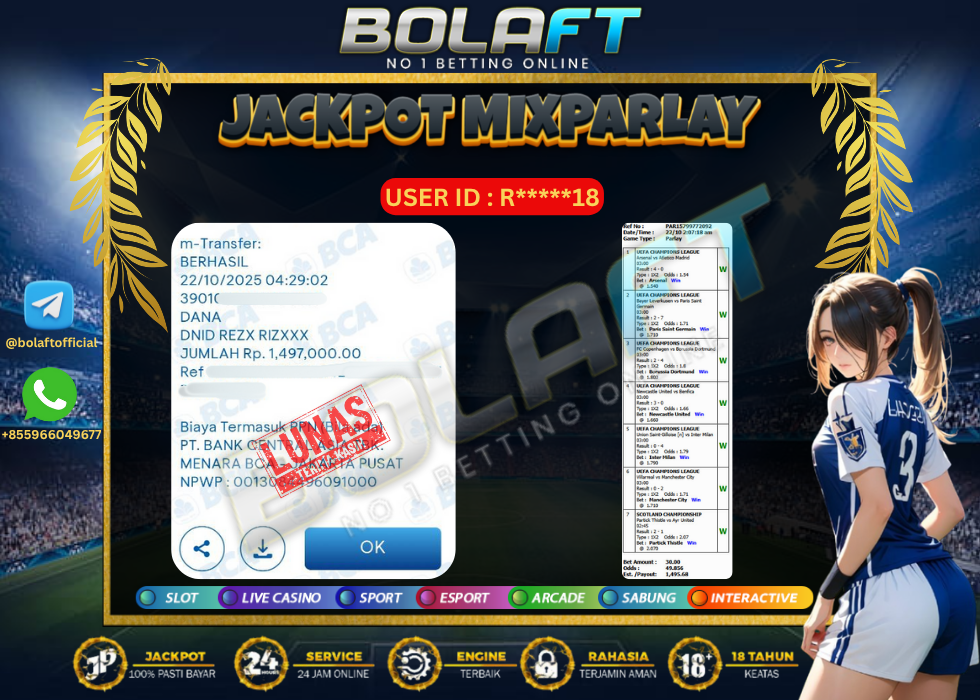 BOLAFT JACKPOT MIXPARLAY