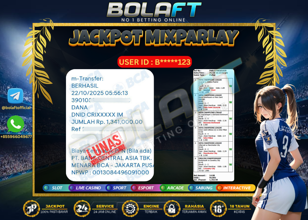 BOLAFT JACKPOT MIXPARLAY