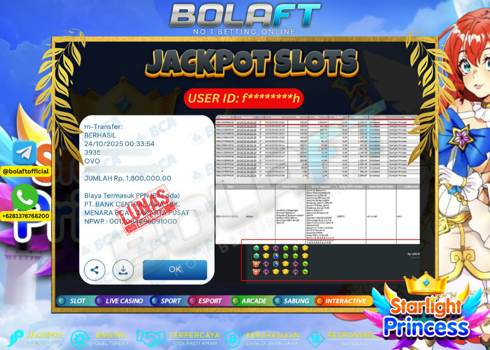 BOLAFT JACKPOT GAME SLOT