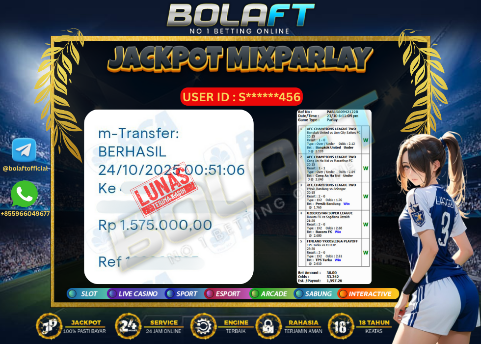 BOLAFT JACKPOT MIXPARLAY