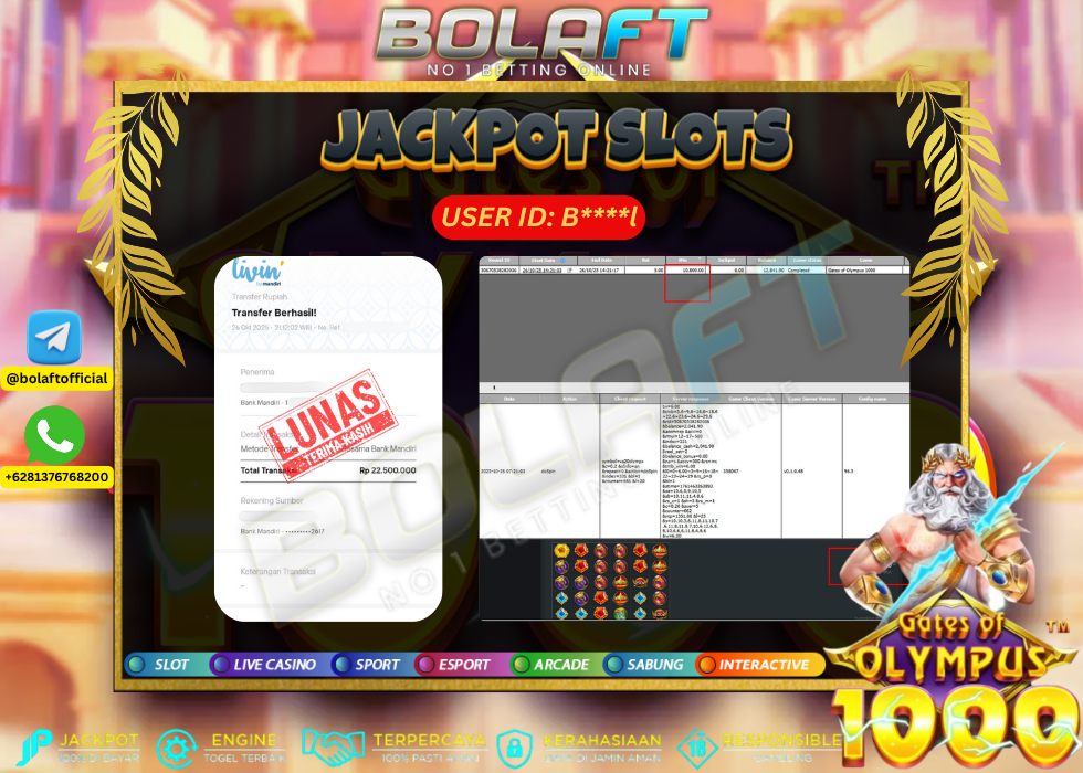 BOLAFT JACKPOT GAME SLOT