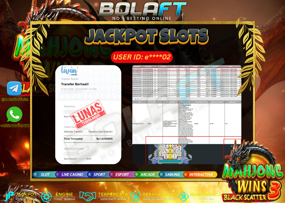 BOLAFT JACKPOT GAME SLOT