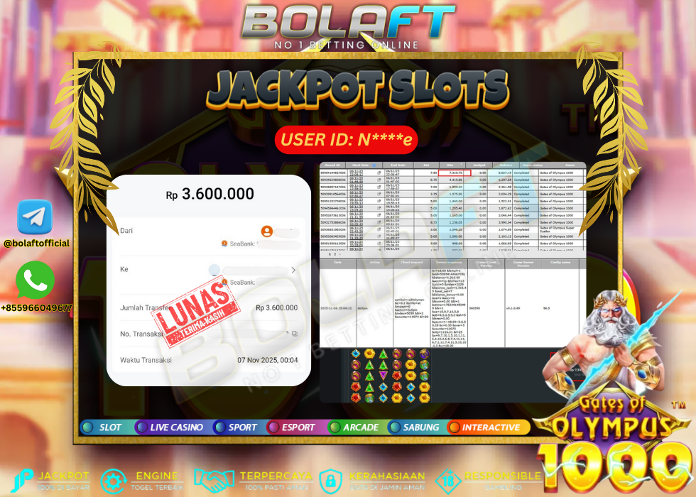 BOLAFT JACKPOT GAME SLOT