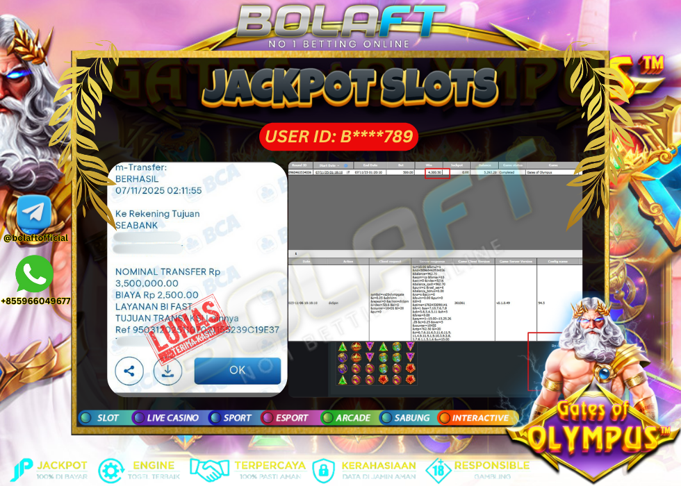 BOLAFT JACKPOT GAME SLOT