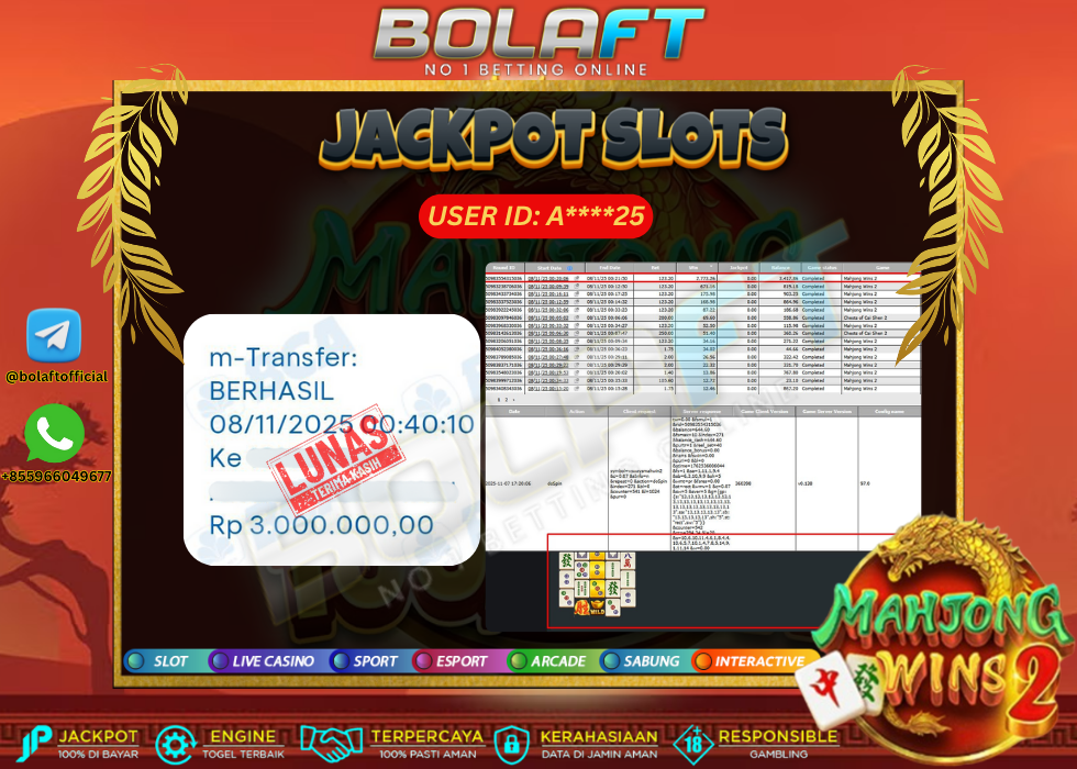 BOLAFT JACKPOT GAME SLOT