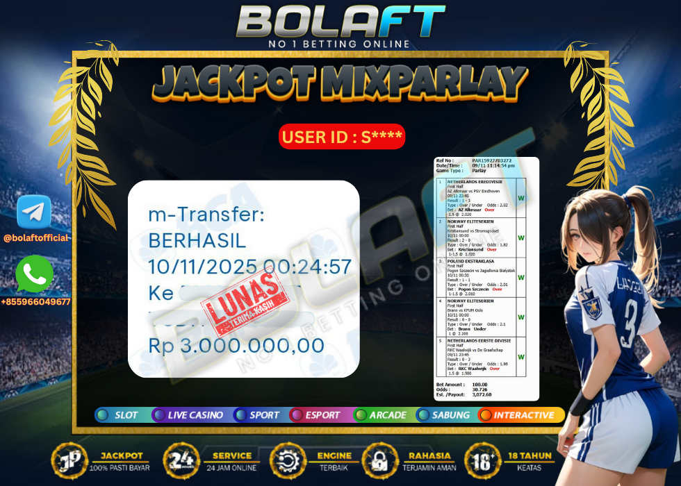 BOLAFT JACKPOT MIXPARLAY