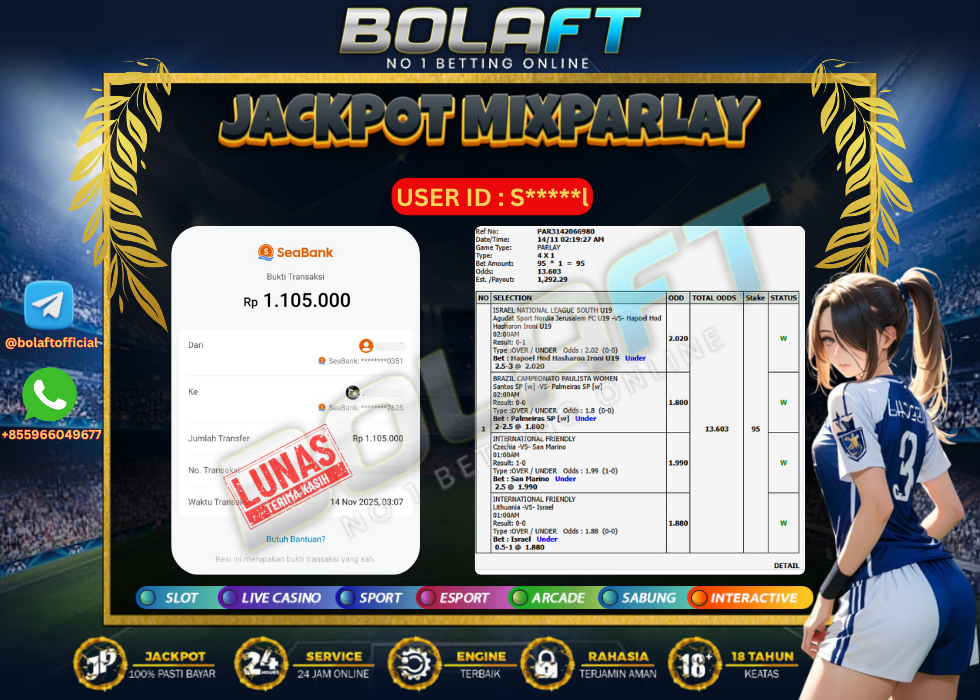 BOLAFT JACKPOT MIXPARLAY