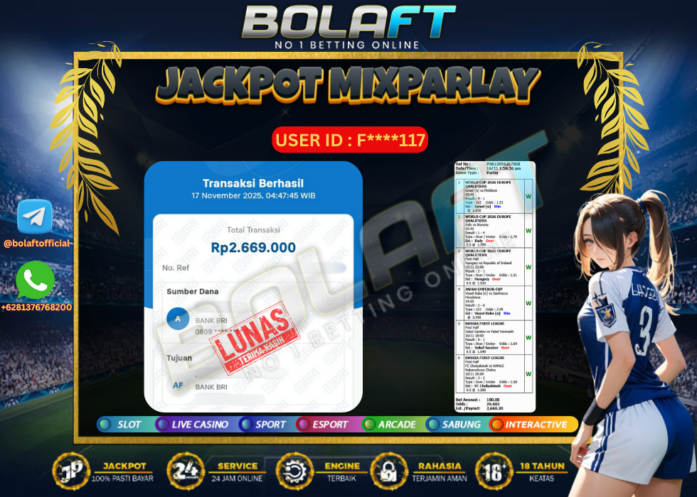 BOLAFT JACKPOT MIXPARLAY