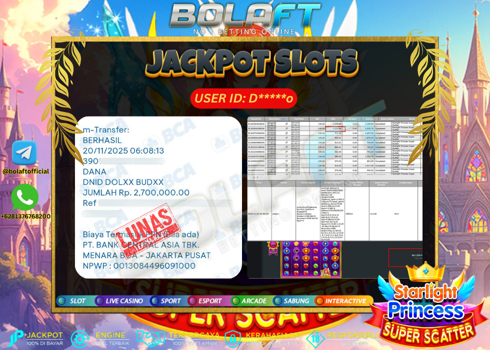 BOLAFT JACKPOT GAME SLOT