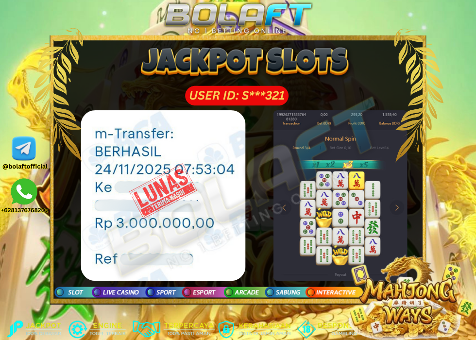 BOLAFT JACKPOT GAME SLOT
