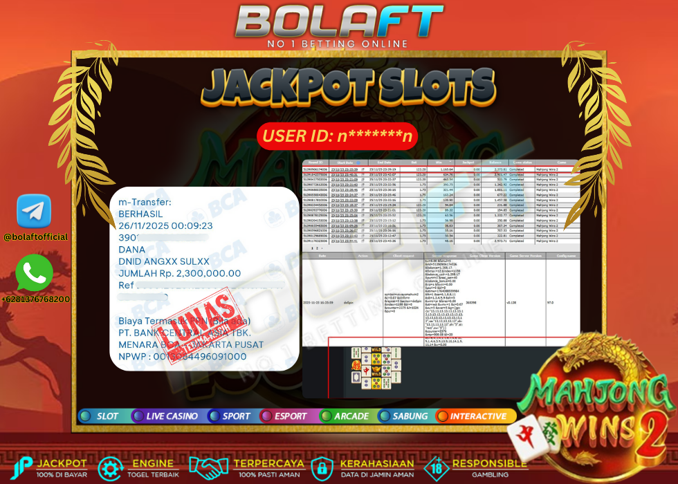 BOLAFT JACKPOT GAME SLOT
