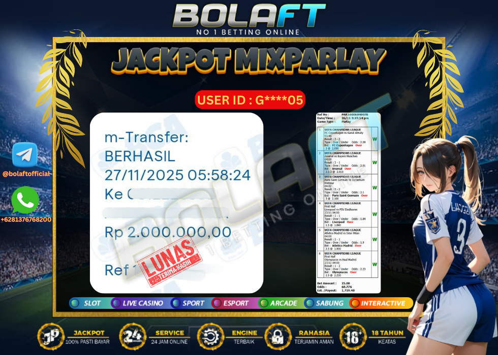 BOLAFT JACKPOT MIXPARLAY