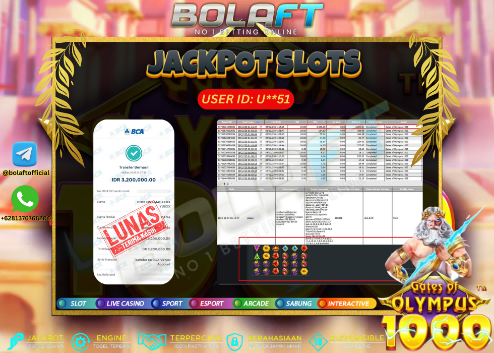 BOLAFT JACKPOT GAME SLOT
