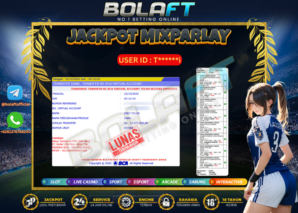 BOLAFT JACKPOT MIXPARLAY