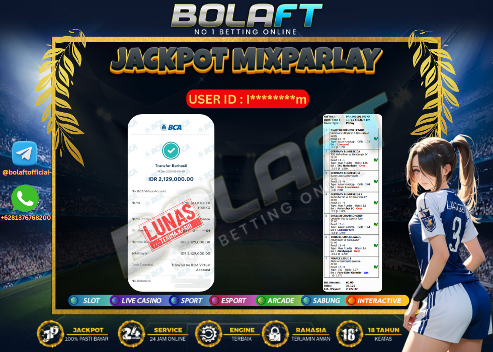 BOLAFT JACKPOT MIXPARLAY