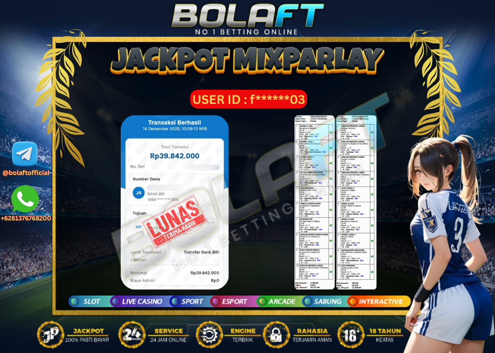 BOLAFT JACKPOT MIXPARLAY