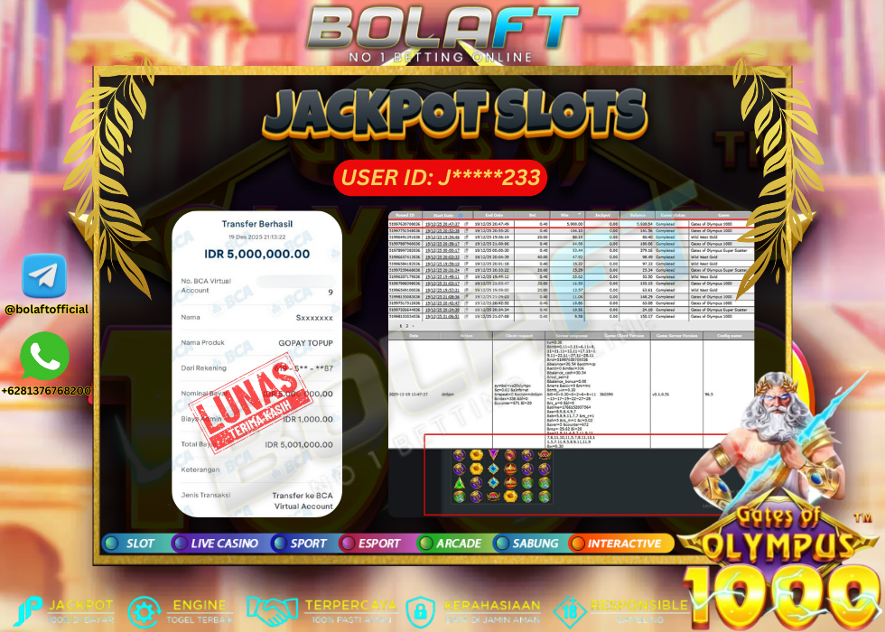 BOLAFT JACKPOT GAME SLOT