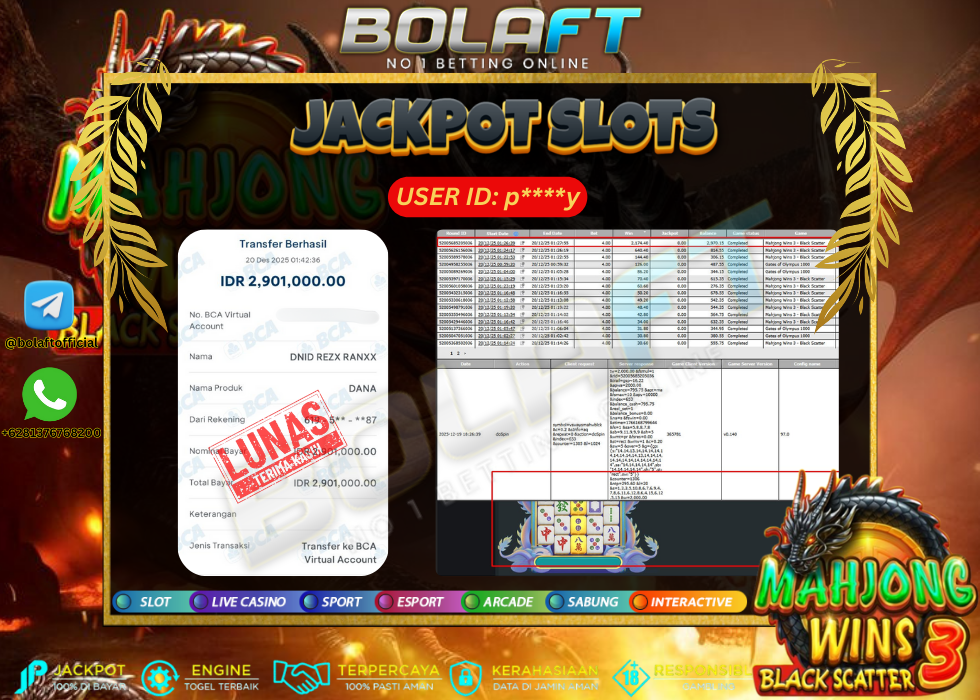 BOLAFT JACKPOT GAME SLOT