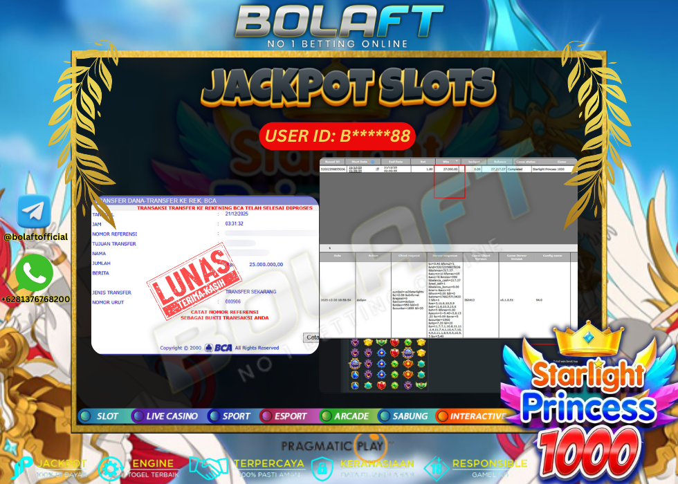 BOLAFT JACKPOT GAME SLOT