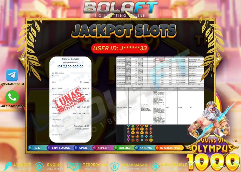 BOLAFT JACKPOT GAME SLOT