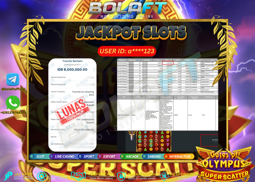 BOLAFT JACKPOT GAME SLOT