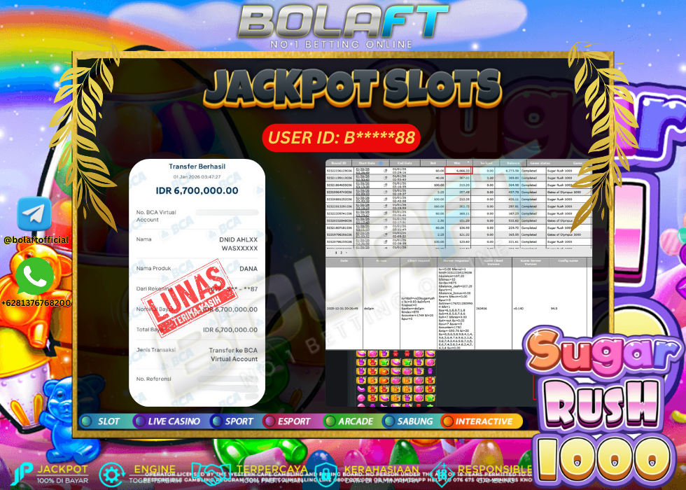 BOLAFT JACKPOT GAME SLOT